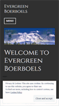 Mobile Screenshot of evergreenboerboels.com